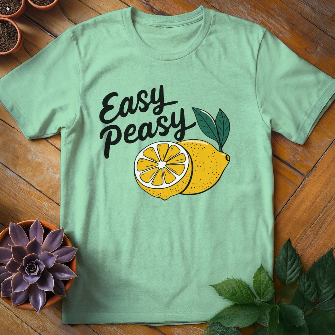Easy Peasy Lemon Squeezy Tee T-Shirt Mint Green / S