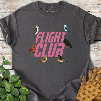Flight Club Tee, Charcoal