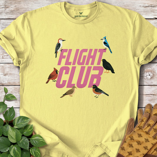 Flight Club Tee, Cornsilk