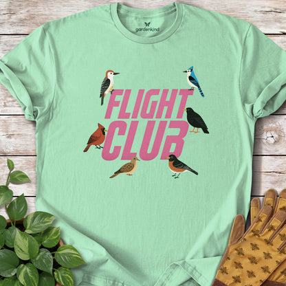 Flight Club Tee, Mint Green