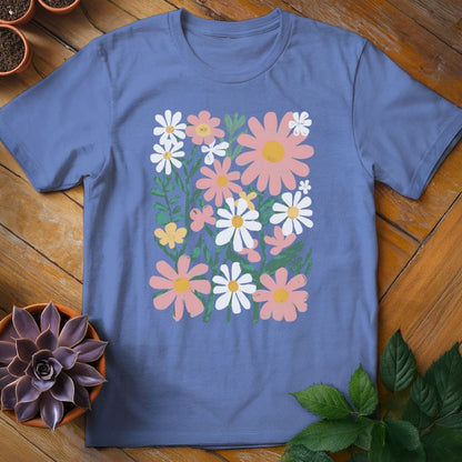 Flowers Tee T-Shirt Iris / S