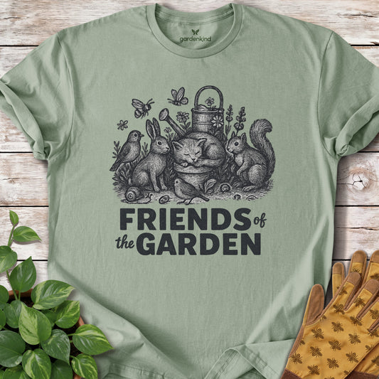 Friends of the Garden Tee, Sage