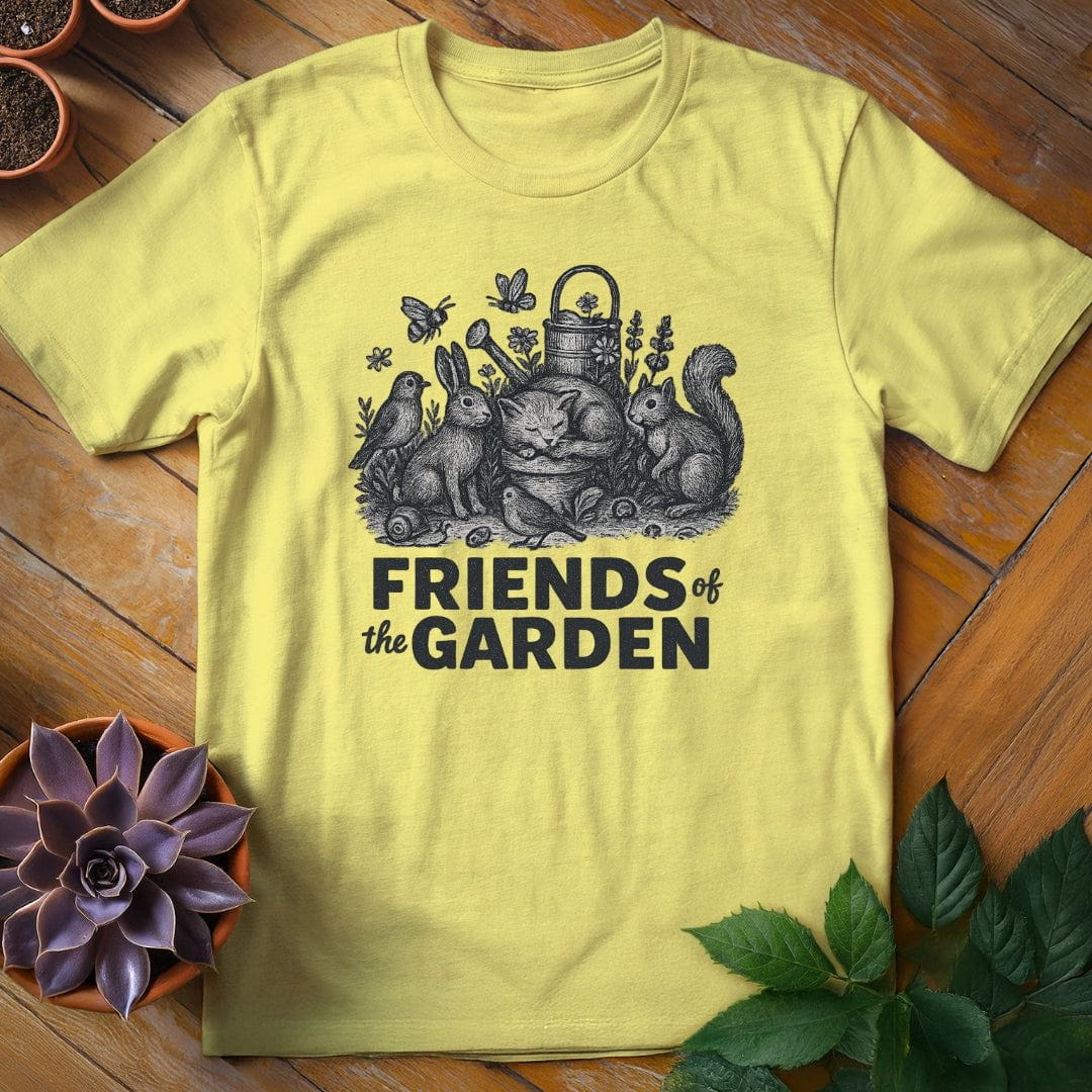 Friends of the Garden Tee T-Shirt Cornsilk / S