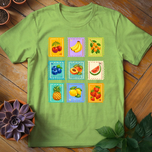 Fruit Stamps Tee T-Shirt Lime / S