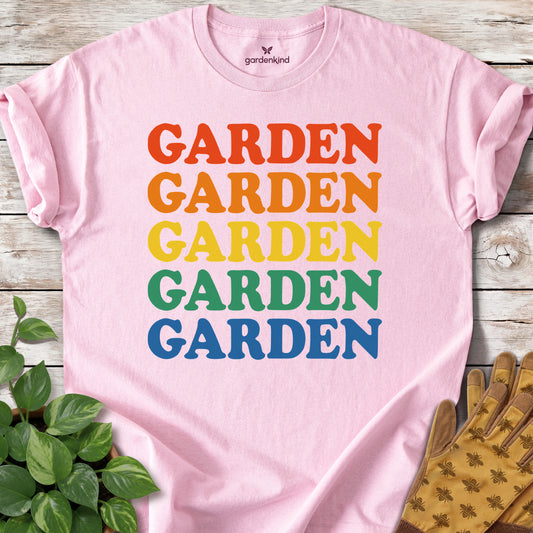 Garden Garden Garden Tee, Light Pink