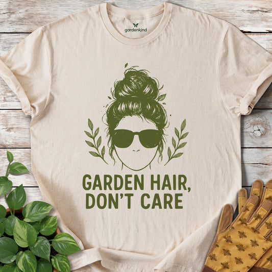 Garden Hair, Don't Care Tee, Natural