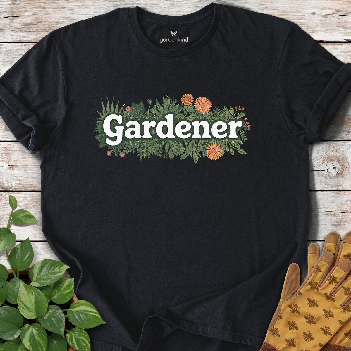 Gardener Tee, Black