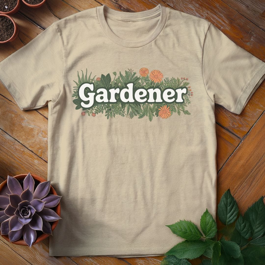 Gardener Tee T-Shirt Sand / S