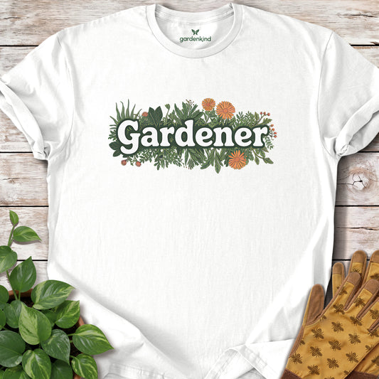 Gardener Tee, White