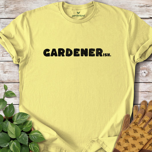 Gardenerish Tee, Cornsilk