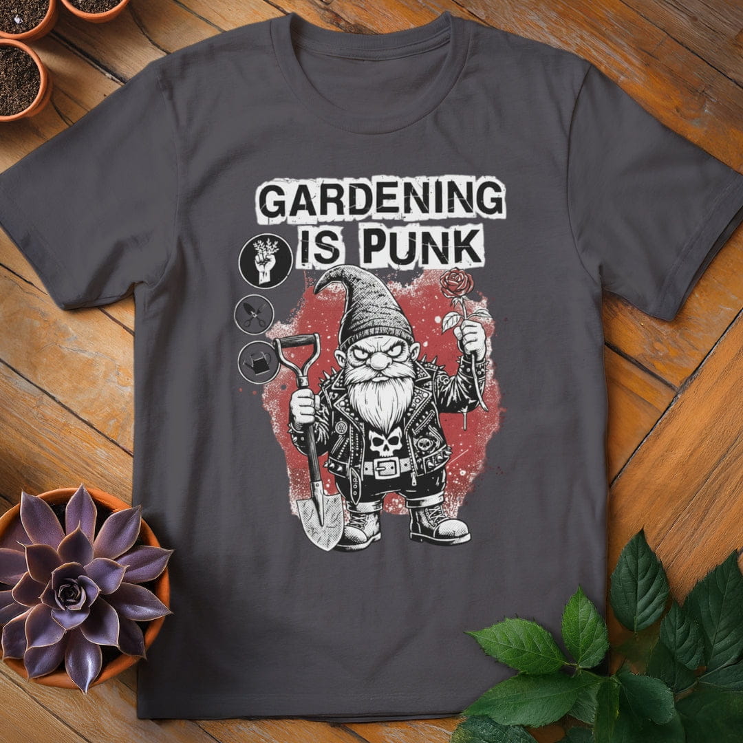 Gardening is Punk Tee T-Shirt Charcoal / S