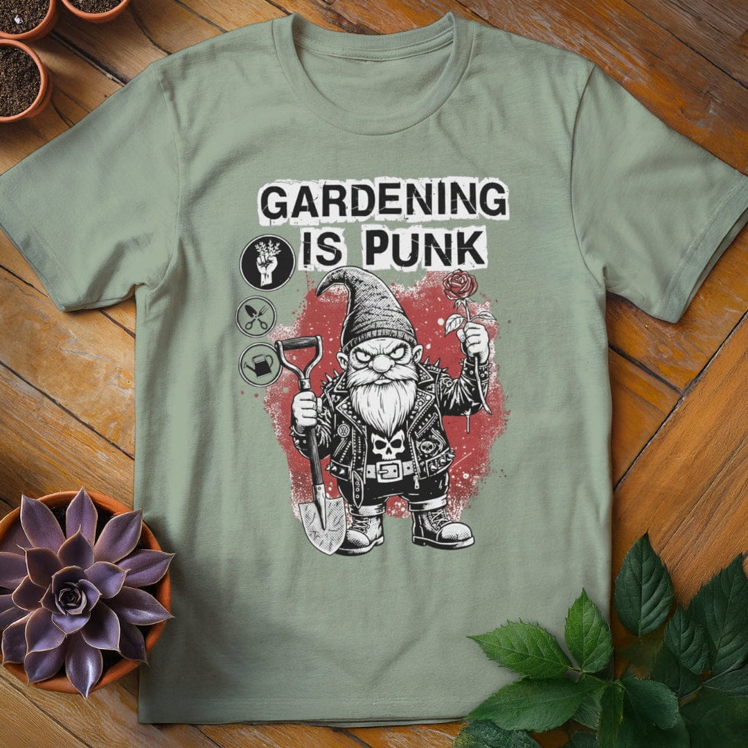 Gardening is Punk Tee T-Shirt Sage / S