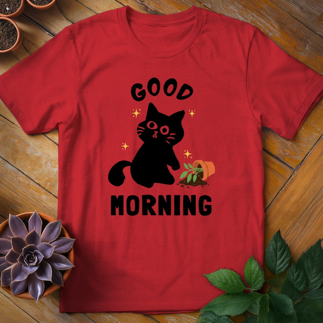Good Morning Tee T-Shirt Red / S