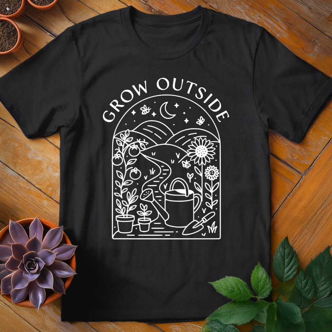 Grow Outside Tee T-Shirt Black / S