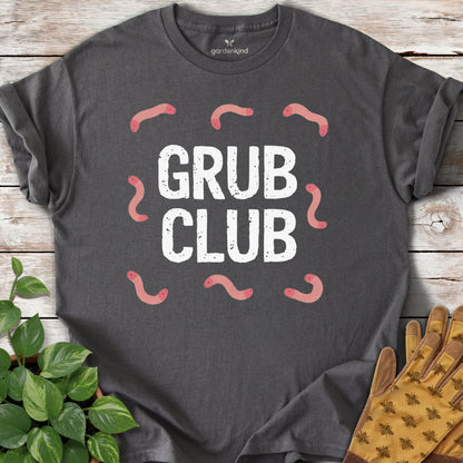 Grub Club Tee, Charcoal