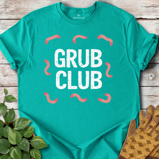 Grub Club Tee, Jade Dome