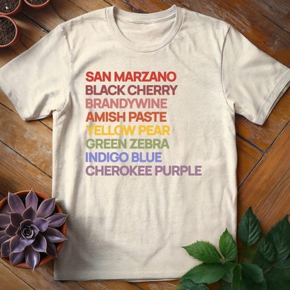 Heirloom Variety Rainbow Tee T-Shirt Natural / S