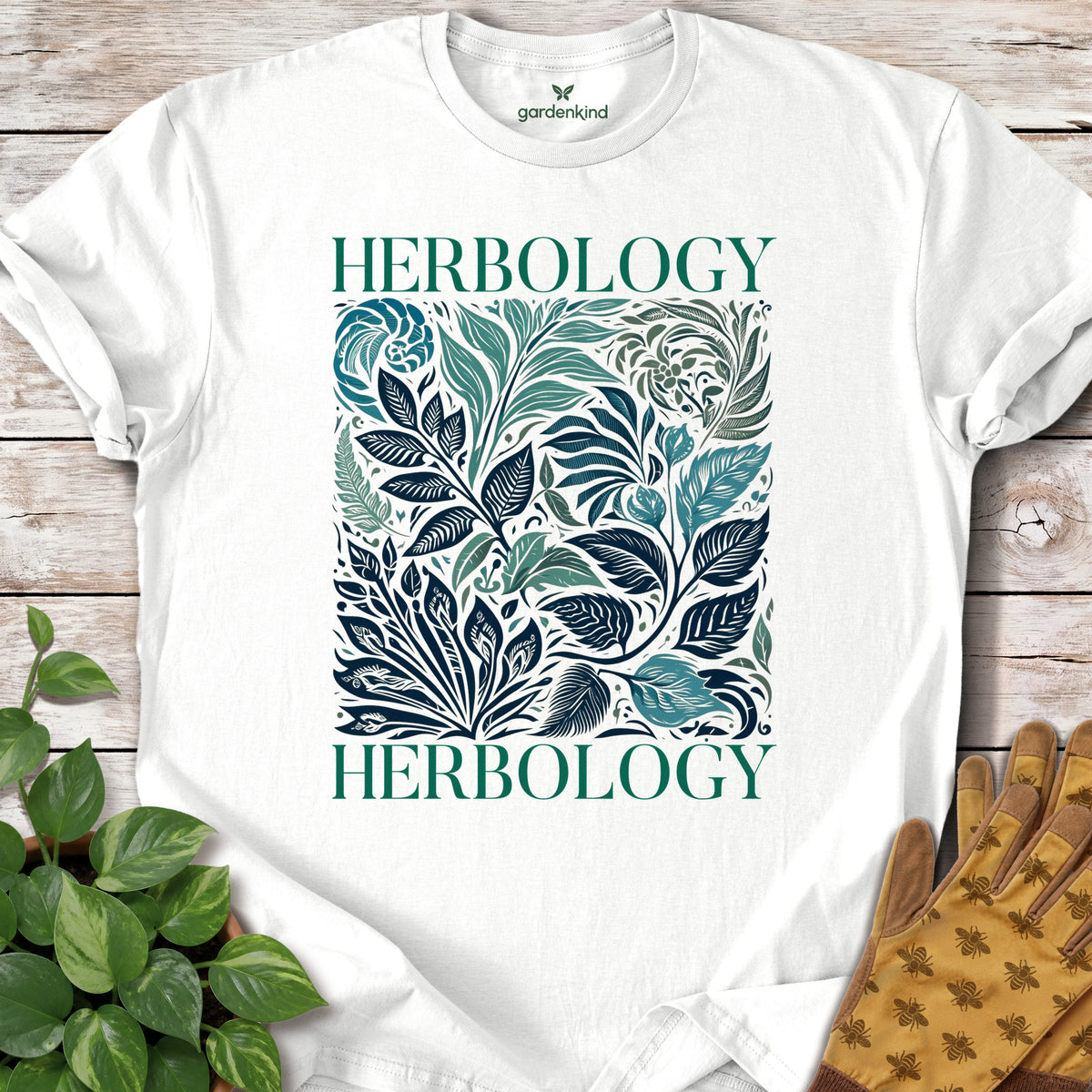 Herbology Tee, White