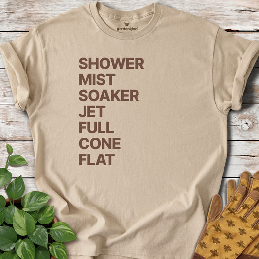 Hose Settings Minimalist Tee, Sand