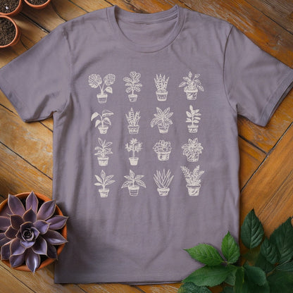 Houseplant Grid Tee T-Shirt Paragon / S
