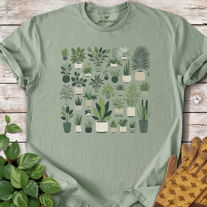 Houseplants Tee, Sage