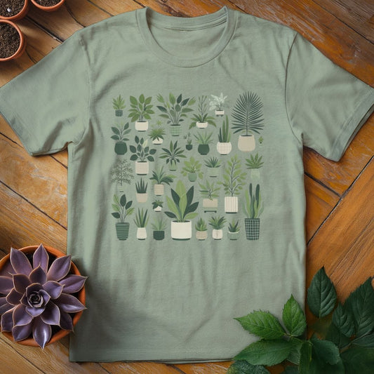 Houseplants Tee T-Shirt Sage / XL