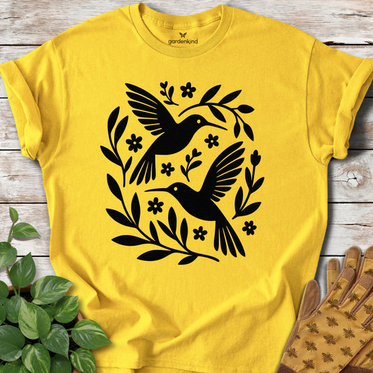 Hummingbirds Tee, Daisy