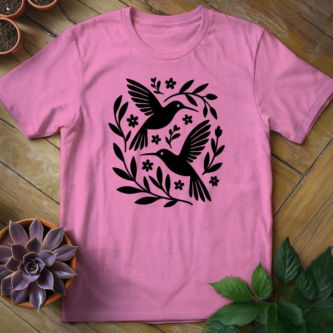 Hummingbirds Tee T-Shirt Azalea / S