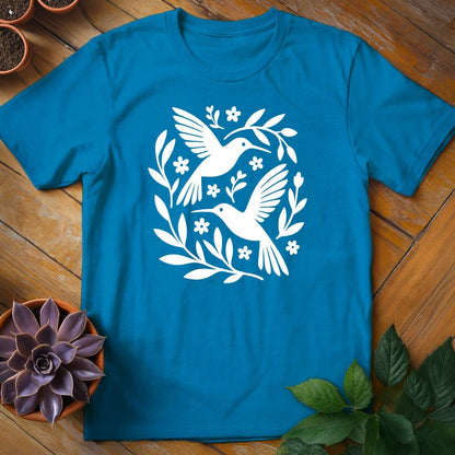 Hummingbirds Tee T-Shirt Sapphire / S