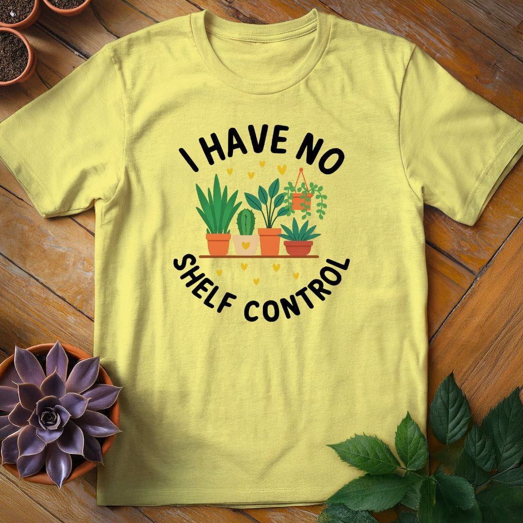 I Have No Shelf Control Tee T-Shirt Cornsilk / S