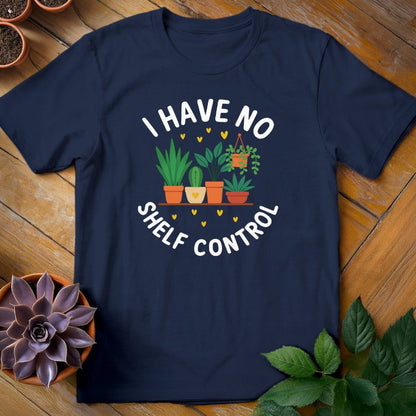 I Have No Shelf Control Tee T-Shirt Navy / S