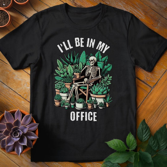I'll Be In My Office Tee T-Shirt Black / S