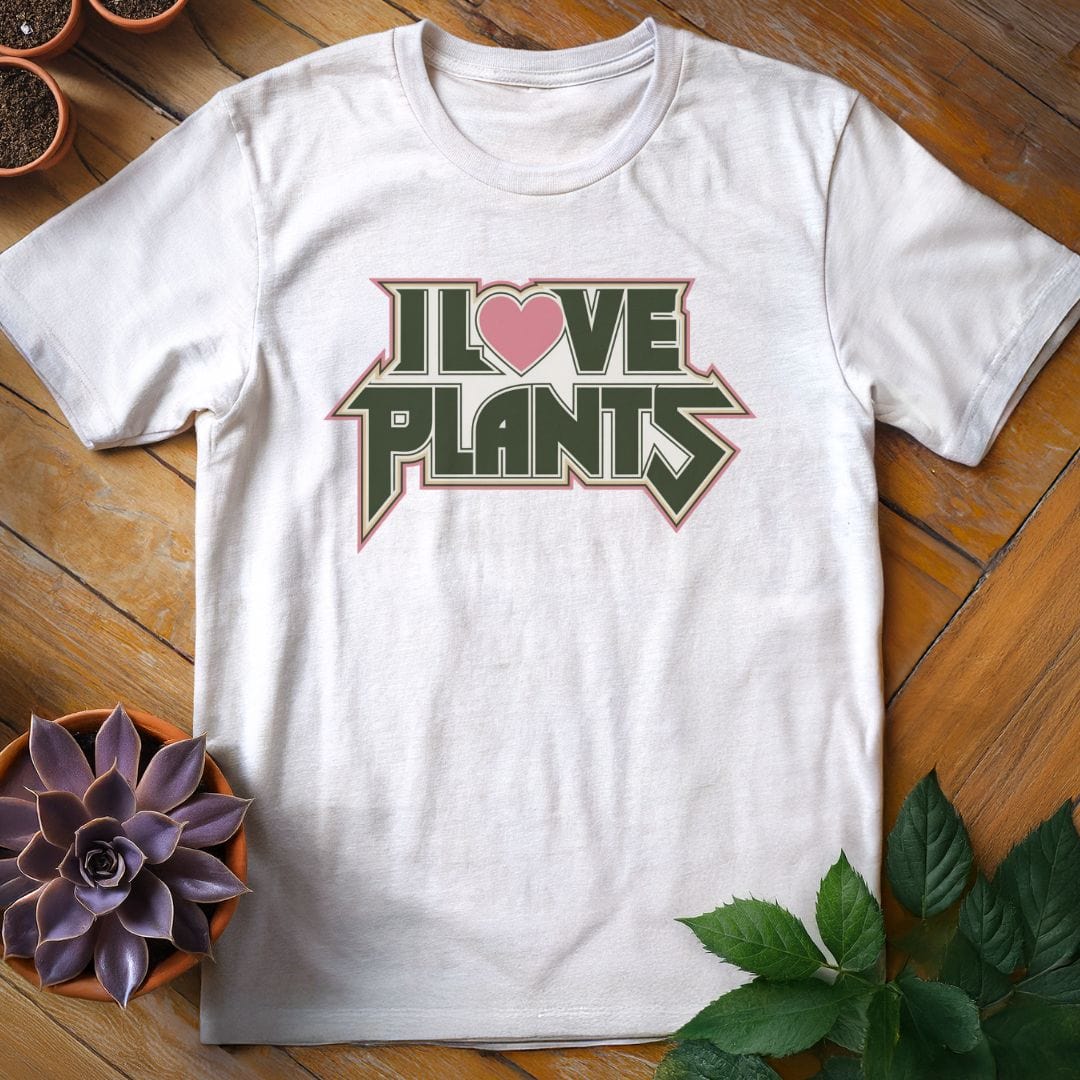 I Love Plants Tee T-Shirt White / S