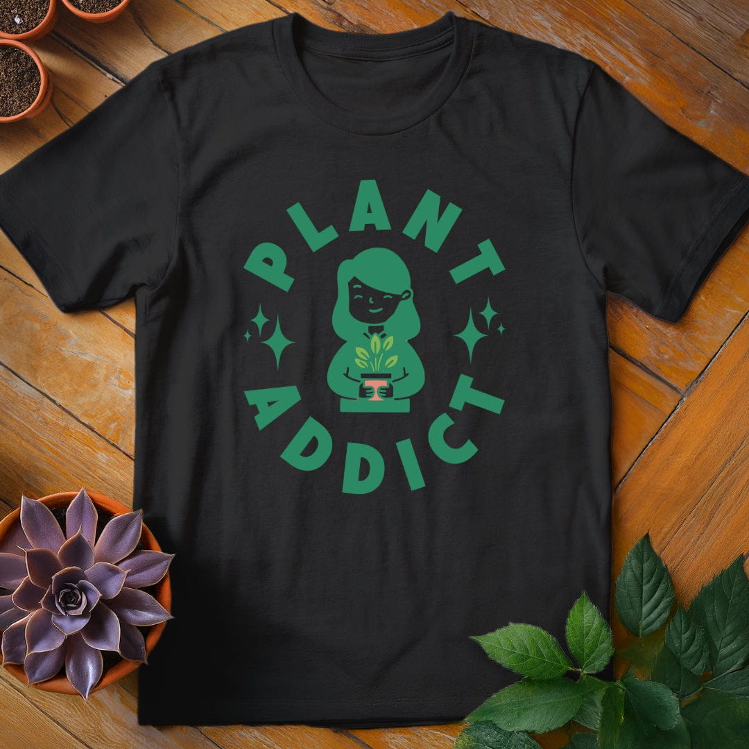 I'm a Plant Addict Tee T-Shirt Black / S