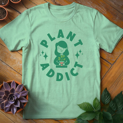 I'm a Plant Addict Tee T-Shirt Mint Green / S