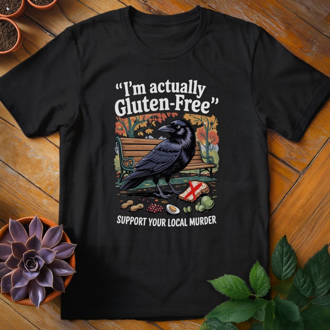 I'm Actually Gluten-Free Tee T-Shirt Black / S