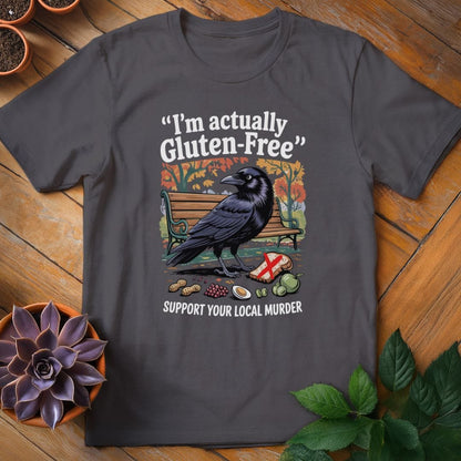 I'm Actually Gluten-Free Tee T-Shirt Charcoal / S