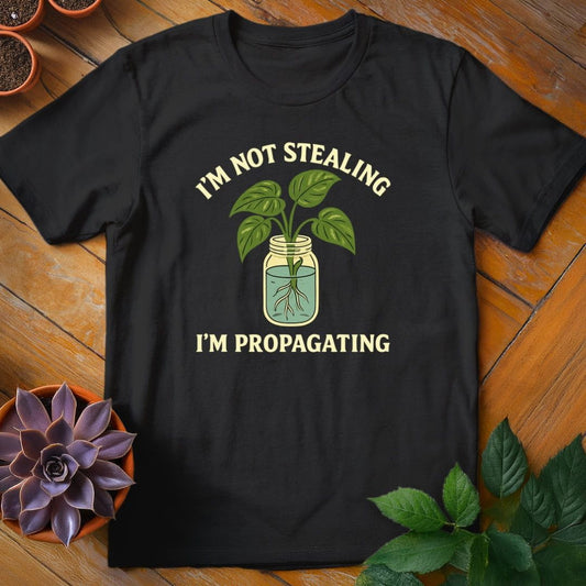 I'm Not Stealing Tee T-Shirt Black / S