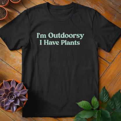 I'm Outdoorsy Tee T-Shirt Black / S