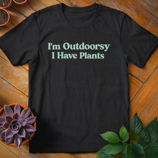 I'm Outdoorsy Tee T-Shirt Black / S