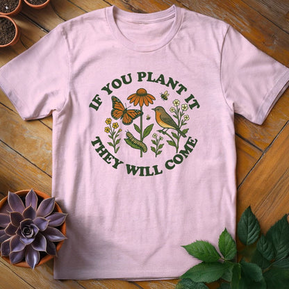 If You Plant It Tee T-Shirt Light Pink / S