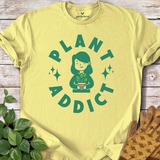 I'm a Plant Addict Tee, Cornsilk