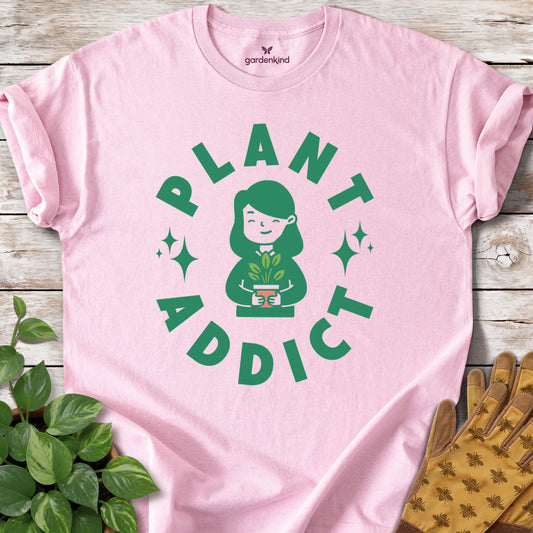 I'm a Plant Addict Tee, Light Pink
