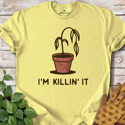I'm Killin' It Tee, Cornsilk