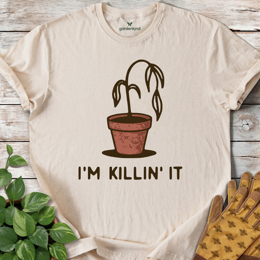 I'm Killin' It Tee, Natural