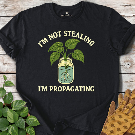I'm Not Stealing Tee, Black