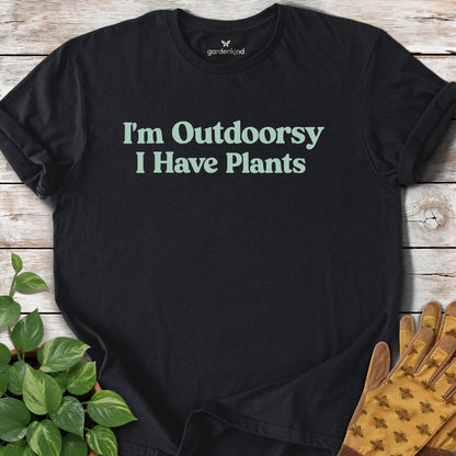 I'm Outdoorsy Tee, Black