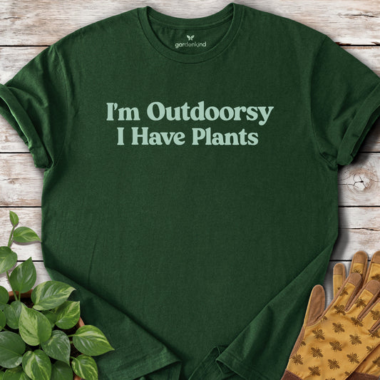 I'm Outdoorsy Tee, Forest Green