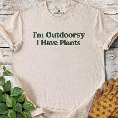 I'm Outdoorsy Tee, Natural