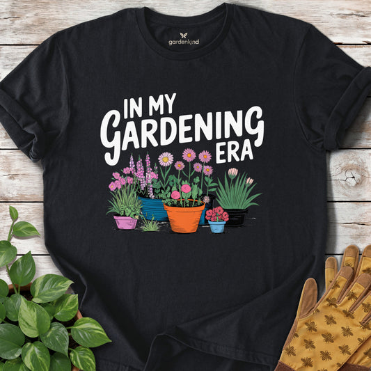In My Gardening Era Tee, Black